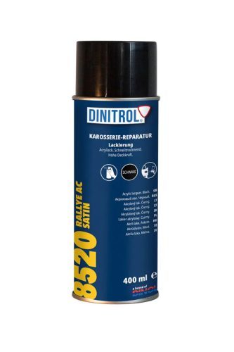  Fekete selyem matt spray  DINITROL 8520 400 ml