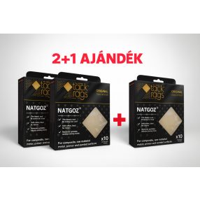   2+1 (30 db) AKCIÓ Mézeskendő NatGoz 75x50 cm külön csomagolva